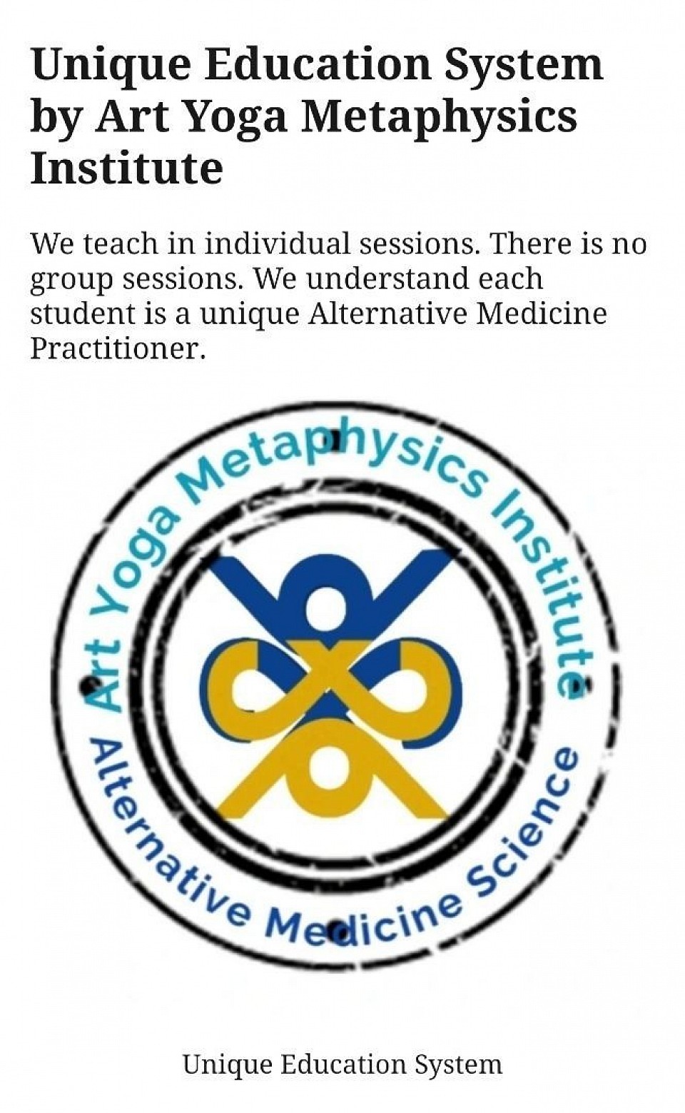 Unique Education System